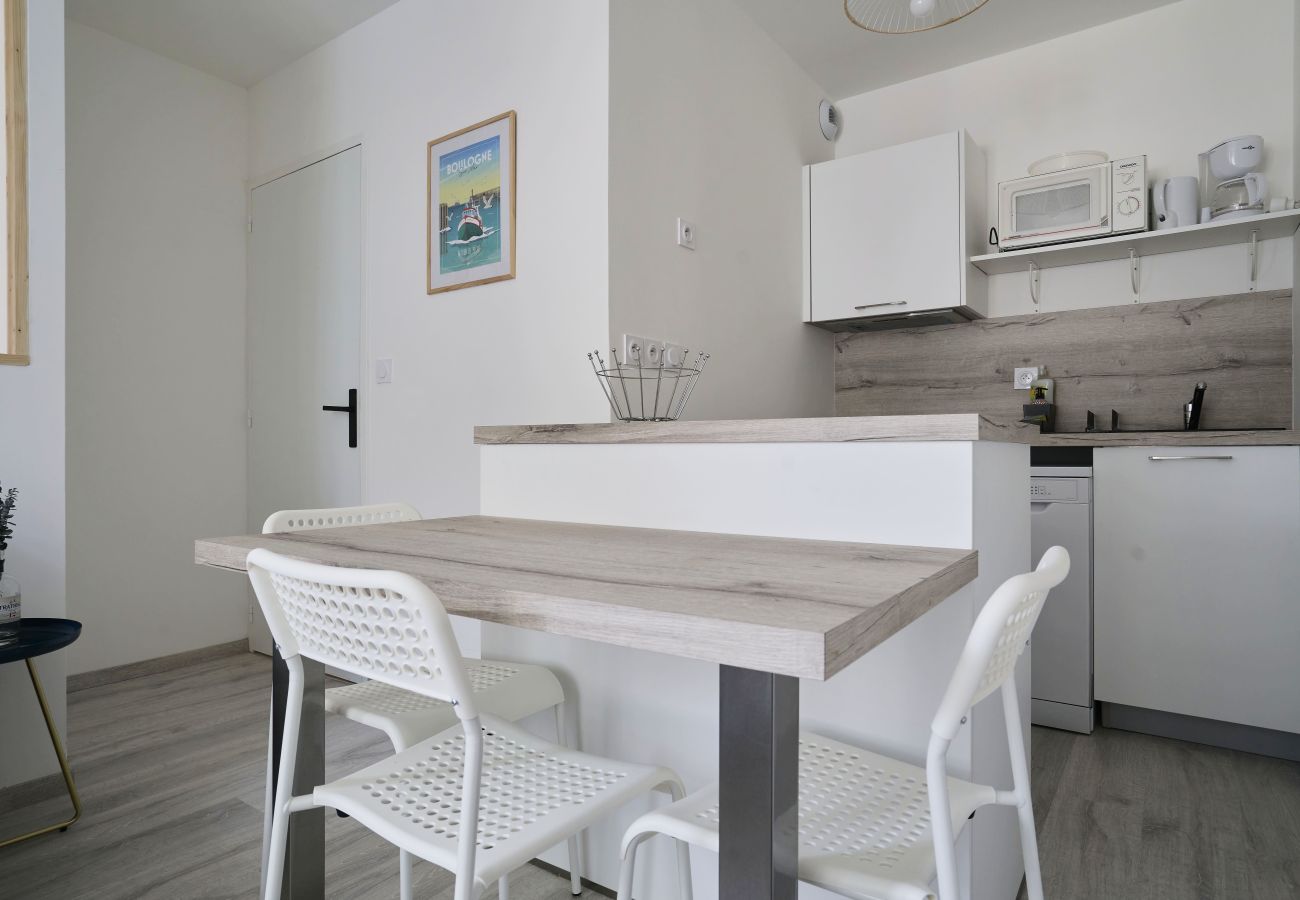 Studio à Boulogne-sur-Mer - Le Nid Douillet - Appart 2-4P vieux Boulogne