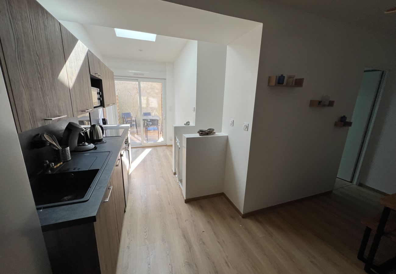 Appartement à Boulogne-sur-Mer - Sous la mer : 4-6 pers, terrasse, spa